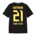 Borussia Dortmund Fabio Silva #21 Borta matchtröja 2026-27 Kortärmad Billigt